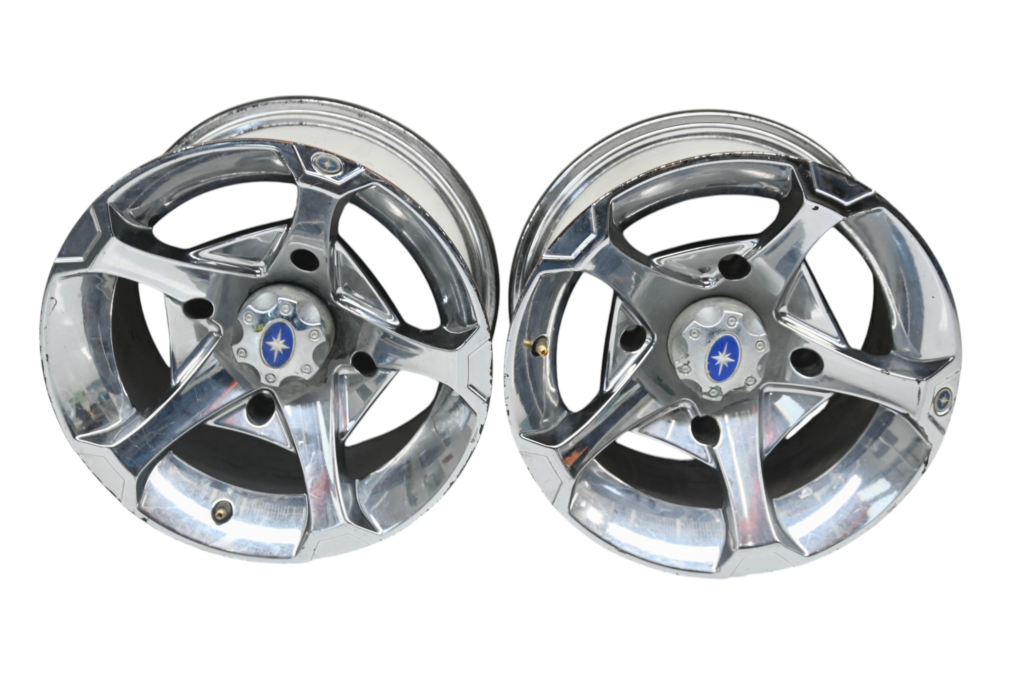 11 Polaris Sportsman 850 XP 4x4 Rear Wheels Rims 14X8 4/156
