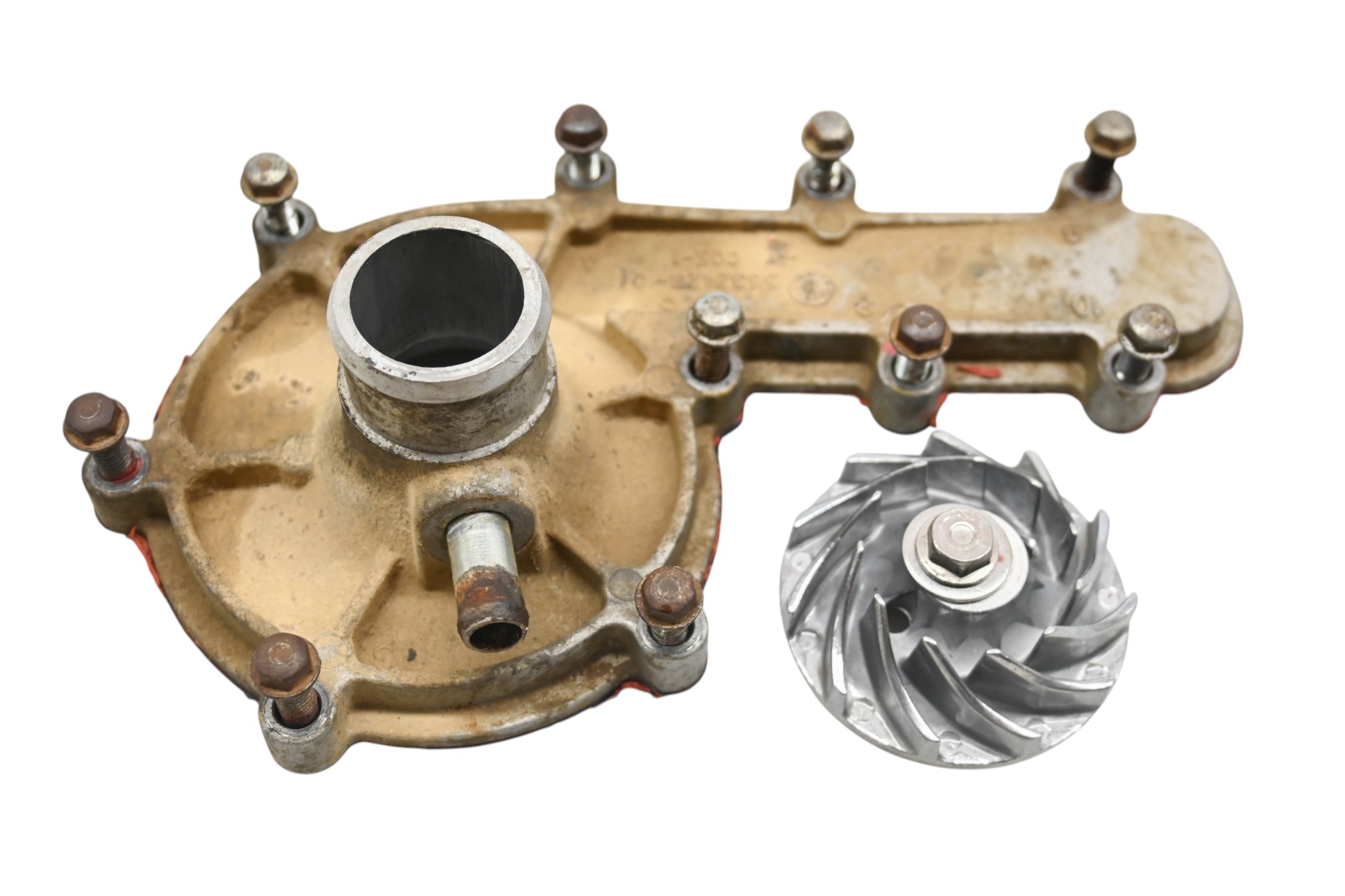 11 Polaris Sportsman 850 XP 4x4 Water Pump Cover & Impeller