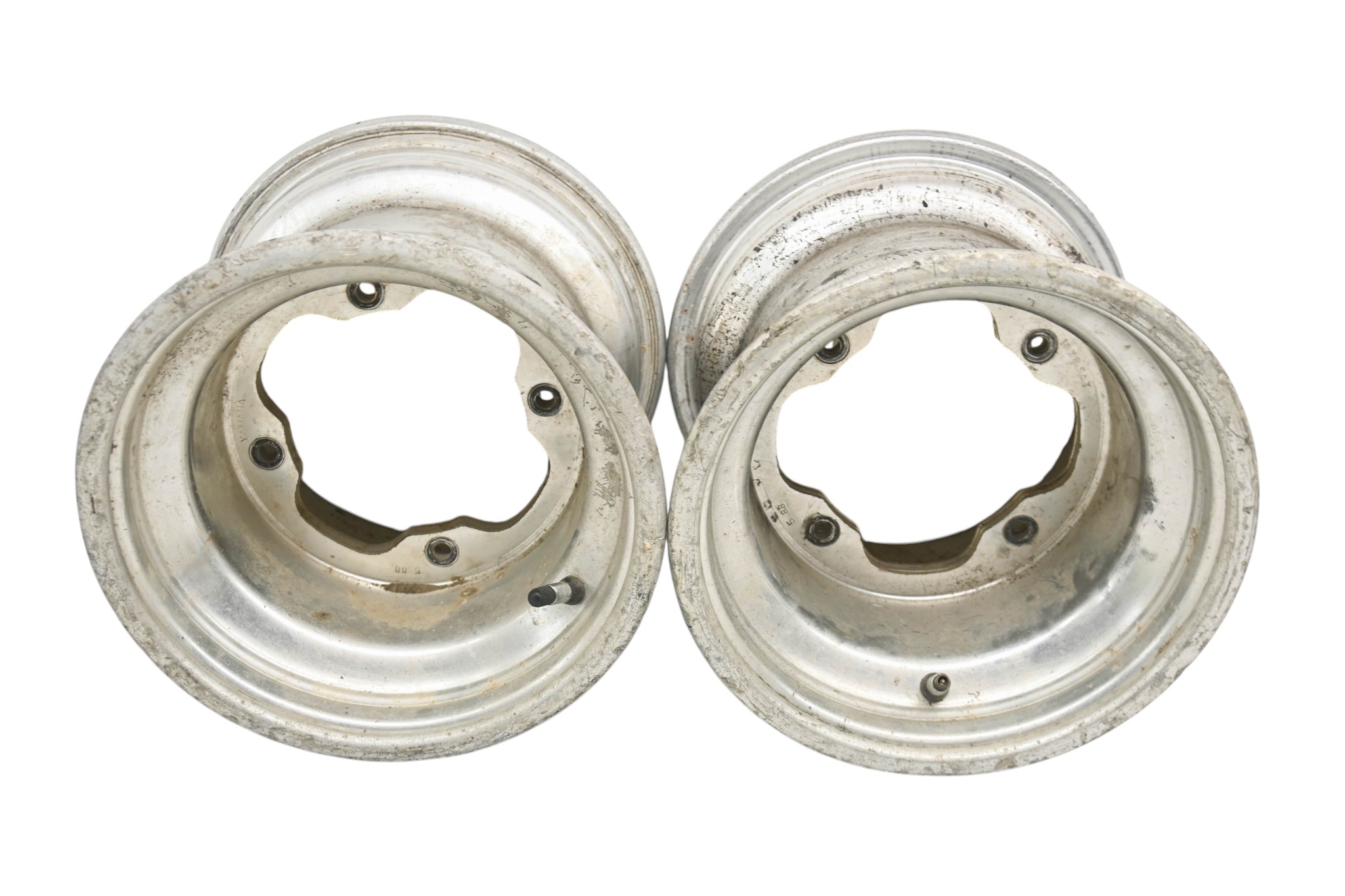 03 Polaris Predator 500 2x4 Rear Wheels Rims 10X8.5 4/156
