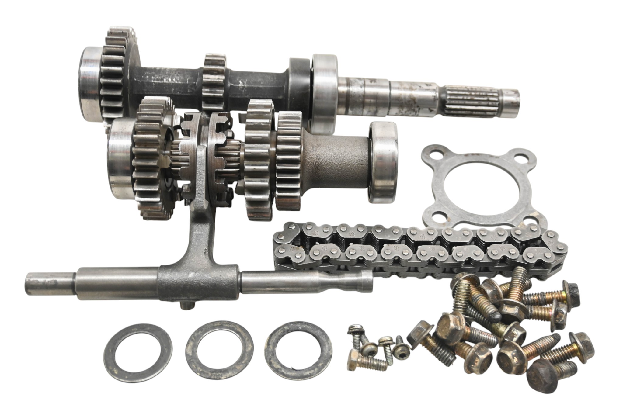 00 Polaris Scrambler 500 4x4 Transmission Shift Forks & Drum