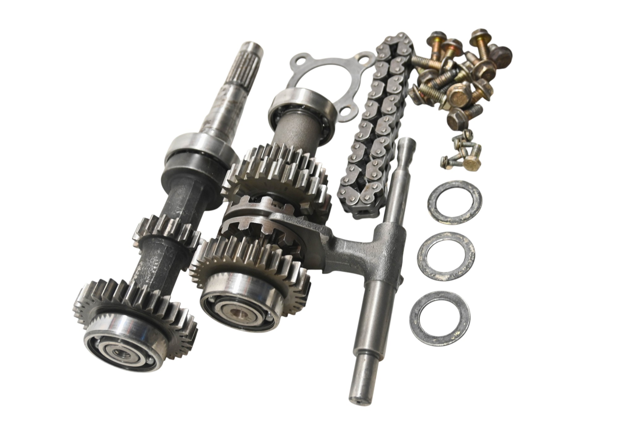 00 Polaris Scrambler 500 4x4 Transmission Shift Forks & Drum