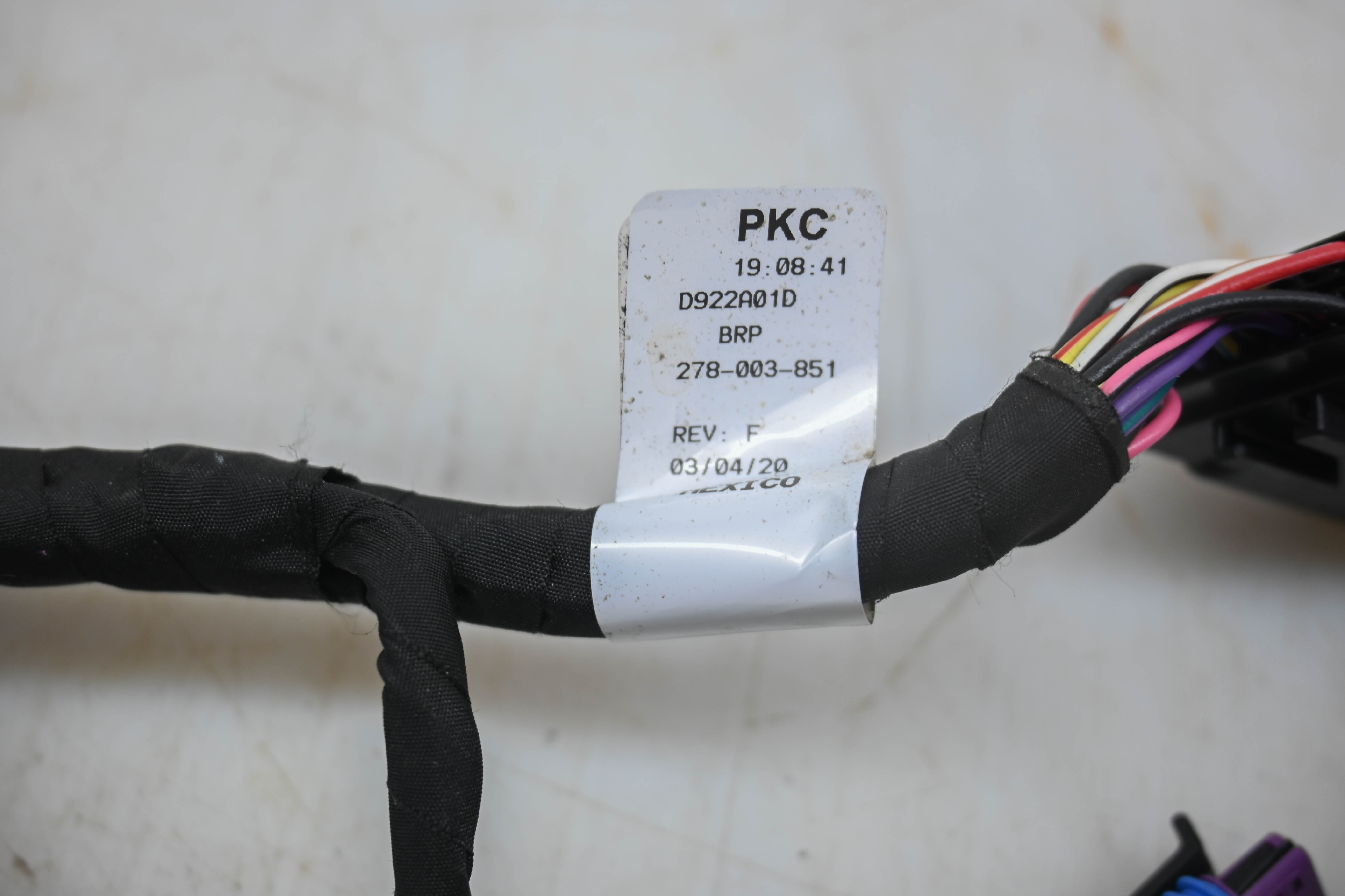 20 Sea-Doo GTX 300 Limited Steering Wire Harness Electrical Wiring