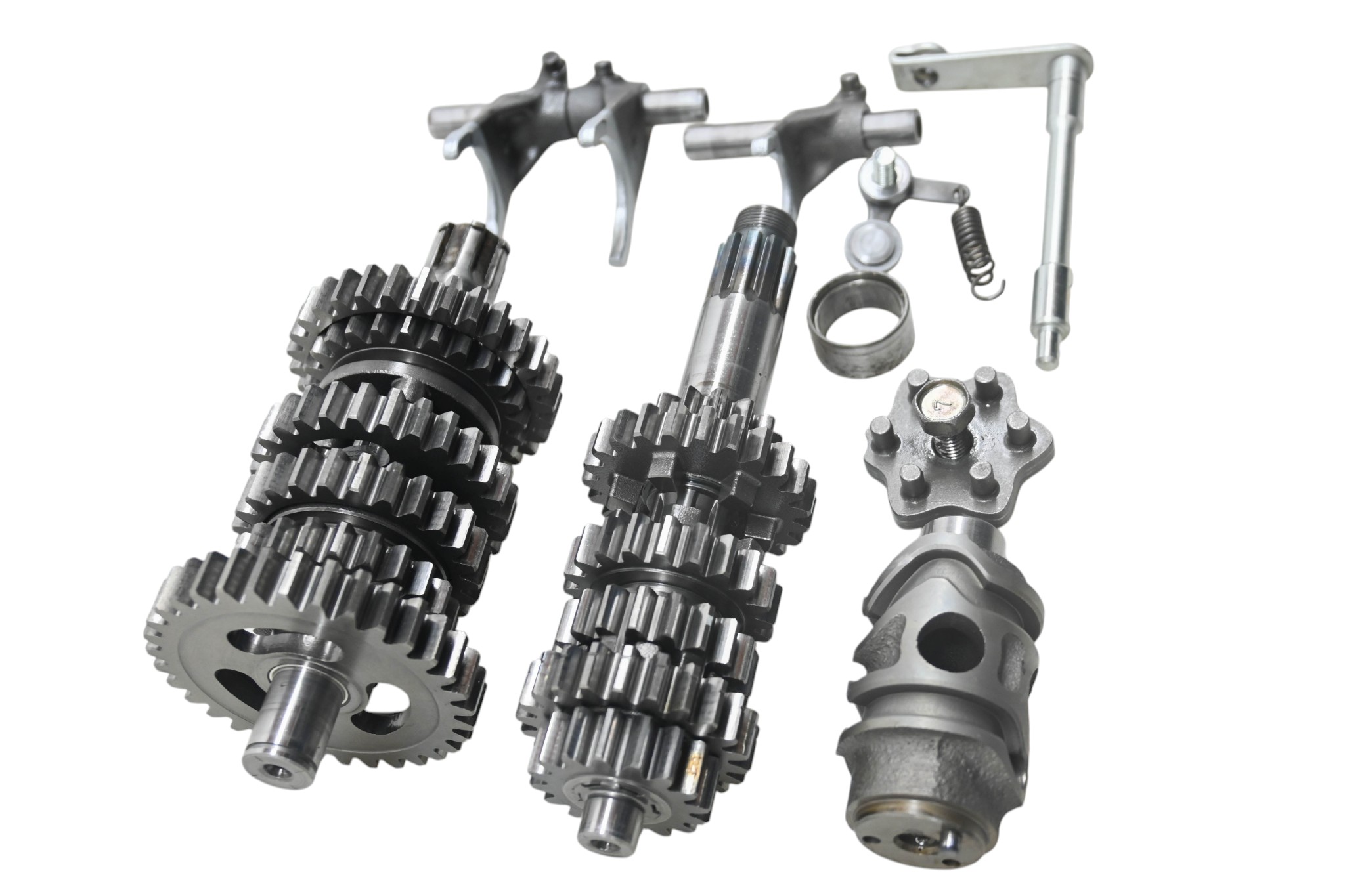 14 Kawasaki KX85 Transmission Shift Forks & Drum