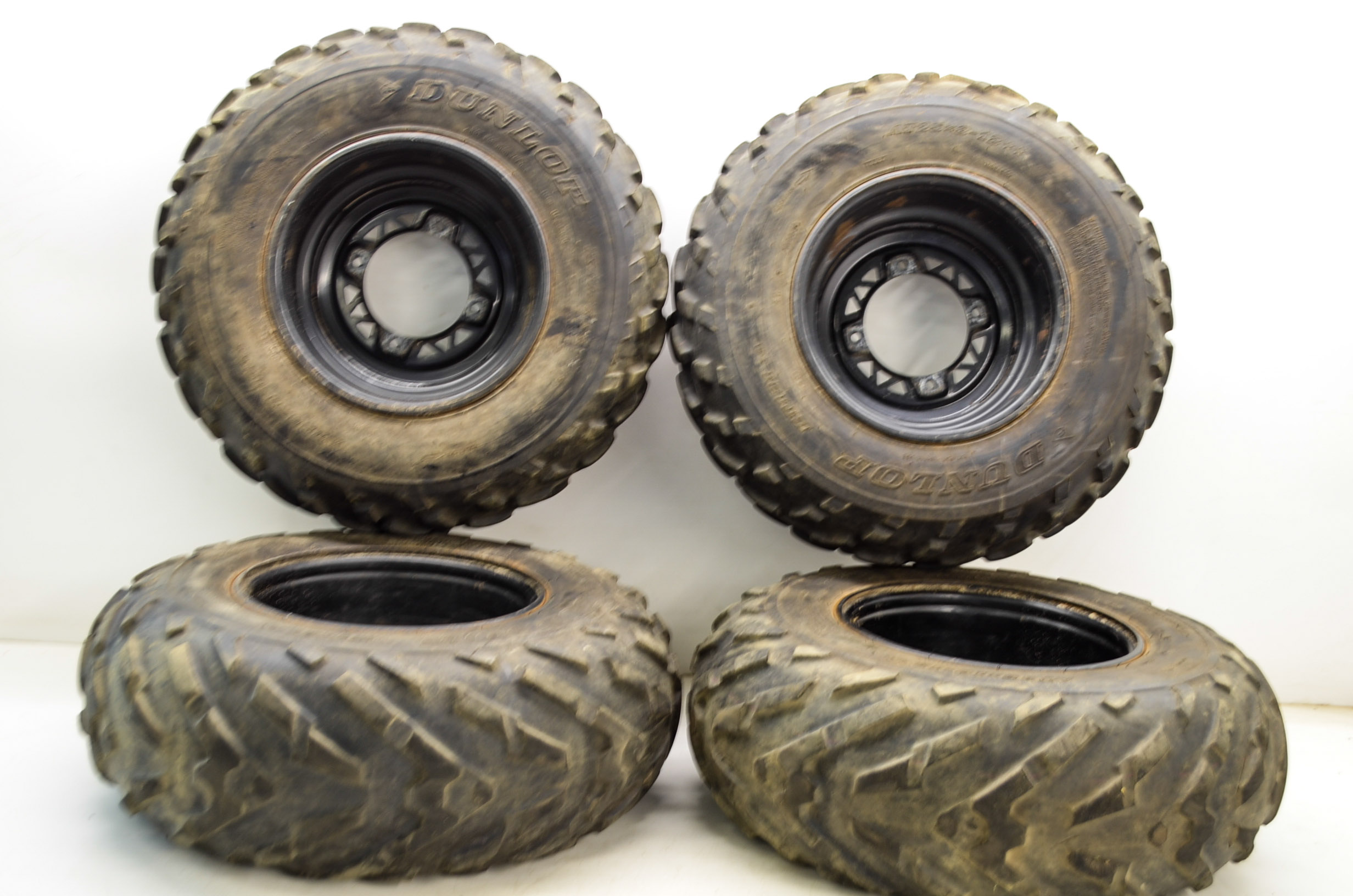 Polaris Front & Rear Wheels Rims & Tires 25x1012 25x812 Dunlop KT127