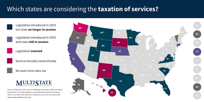 Taxation of Services Remains a Key Legislative Issue in 2019 