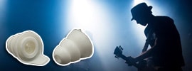 Musicians On Stage With Earplugs