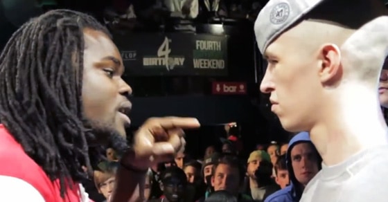 Shotty Horroh Vs Arsonal in the Don't Flop Battle Rap League
