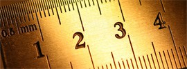 Golden ruler with rules for musicians