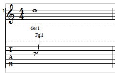 Guitar String Bending example 2