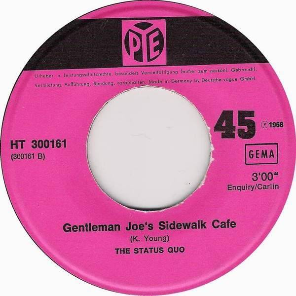 Status Quo Pictures Of Matchstick Men//Gentleman Joe's Sidewalk Cafe