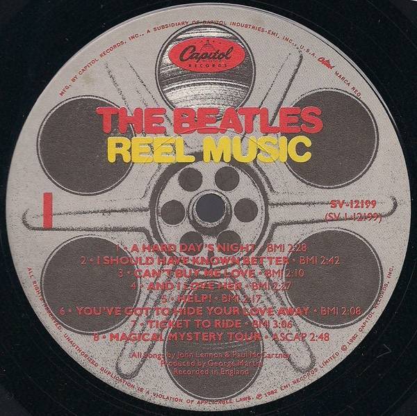 Beatles Reel Music (LP) For Sale