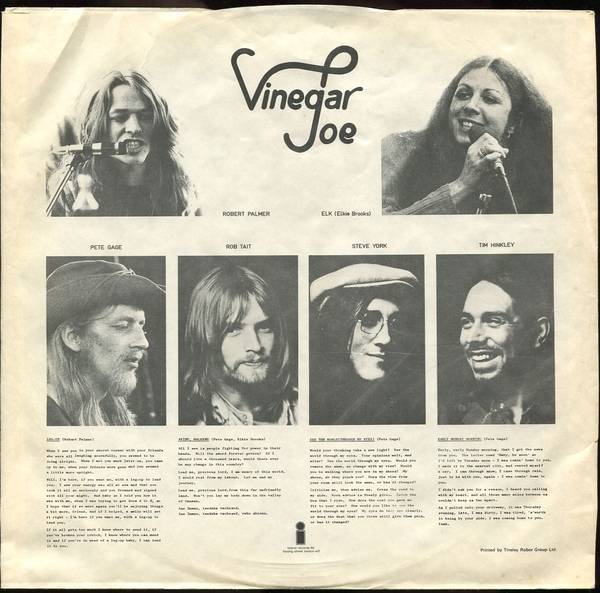 Vinegar Joe Vinegar Joe (LP) For Sale