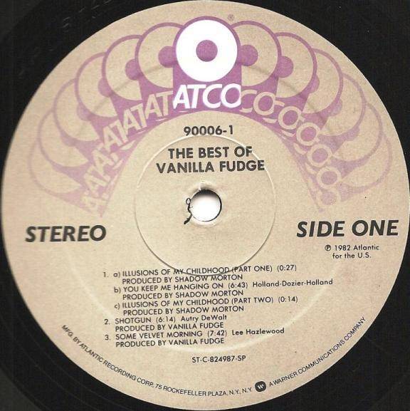 Vanilla Fudge The Best Of Vanilla Fudge (LP) For Sale