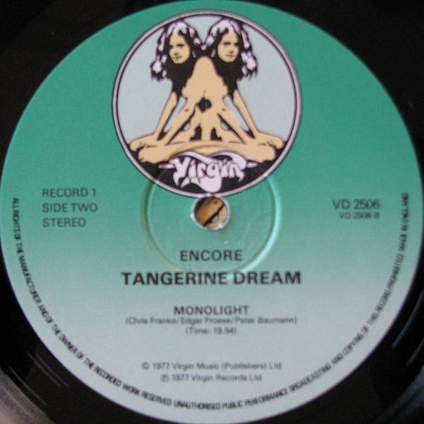 Tangerine Dream ENCORE LIVE (2LP) For Sale