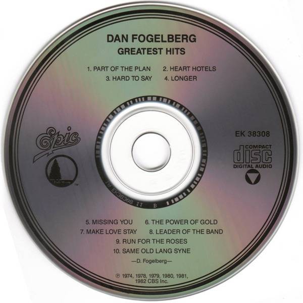 Dan Fogelberg Greatest Hits (CD) For Sale