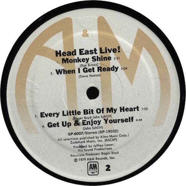 Head East Head East Live! (LP) For Sale