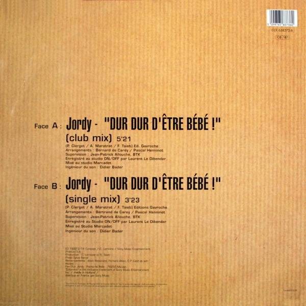 Jordy Dur Dur D Etre Bebe 12 For Sale
