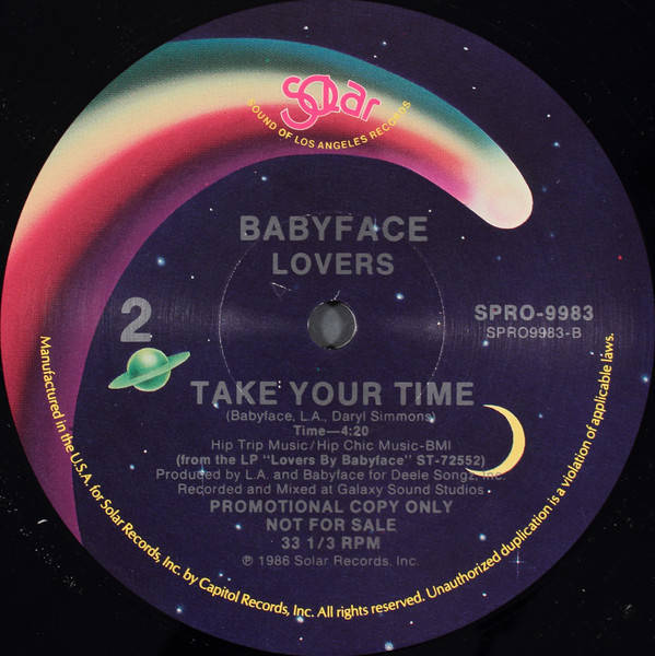 Babyface Lovers (12"+CDR) For Sale