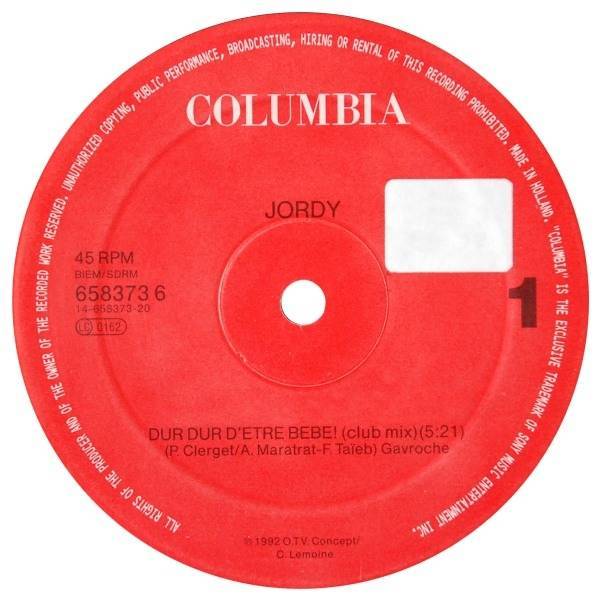 Jordy Dur Dur D Etre Bebe 12 For Sale