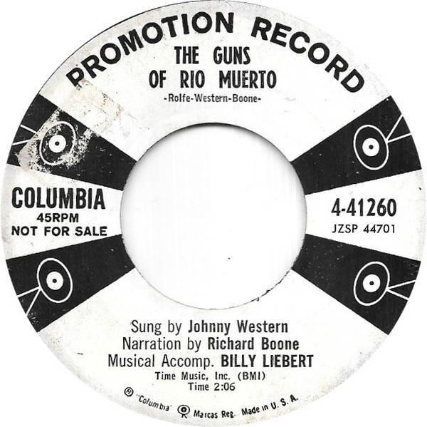Johnny Western The Ballad Of Paladin