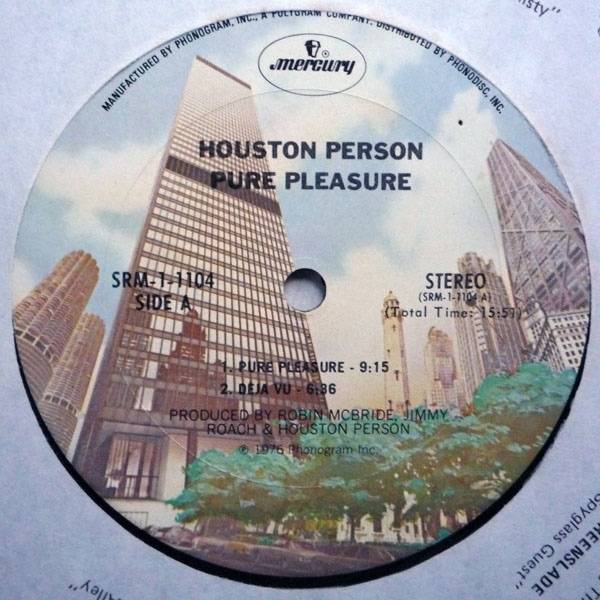 Houston Person PURE PLEASURE (LP) For Sale
