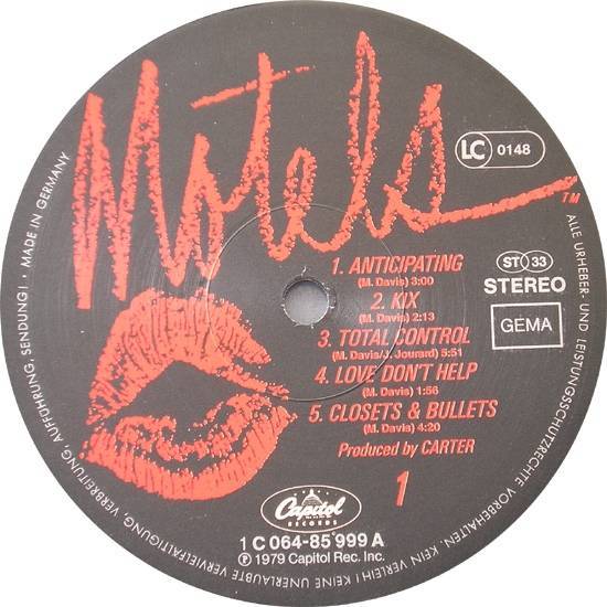 Motels The Motels (LP) For Sale