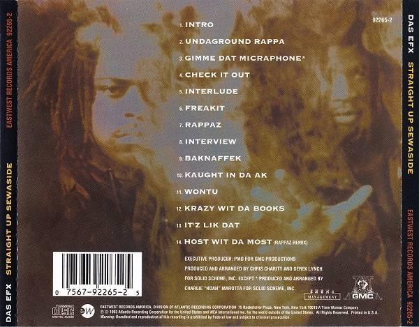 洋楽 DAS EFX STRAIGHT UP SEWASIDE Amazon.com: Straight Up Sewaside: CDs & Vinyl