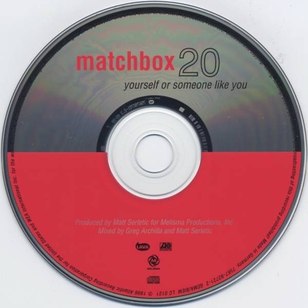 Matchbox 20 YOURSELF OR SOMEONE LIKE YOU (CD) For Sale