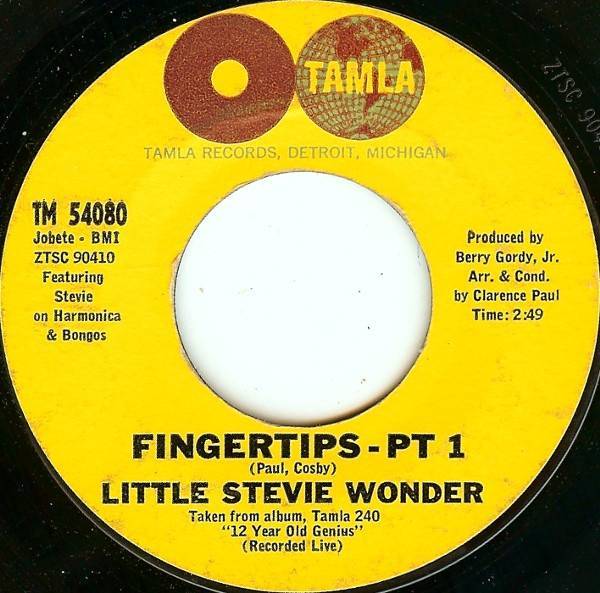 Stevie Wonder Fingertips (7") For Sale