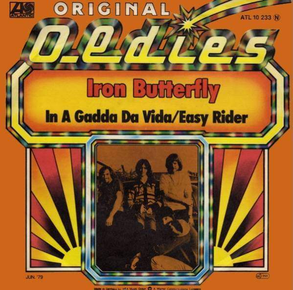 Iron Butterfly In A Gadda Da Vida//Easy Rider (7" Picture Sleeve) For