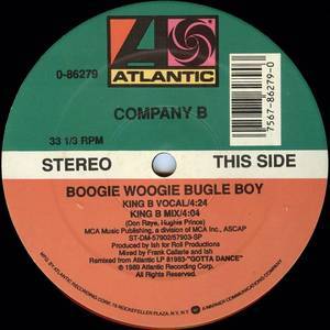 Company B - Boogie Woogie Bugle Boy (12"+CDR) For Sale
