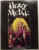 VARIOUS - HEAVY METAL - glossy mag-like book w/AC-DC, BLACK SABBATH, DEF LEPPARD, KISS, JUDAS PRIEST, JIMI HENDRIX, KROKUS,