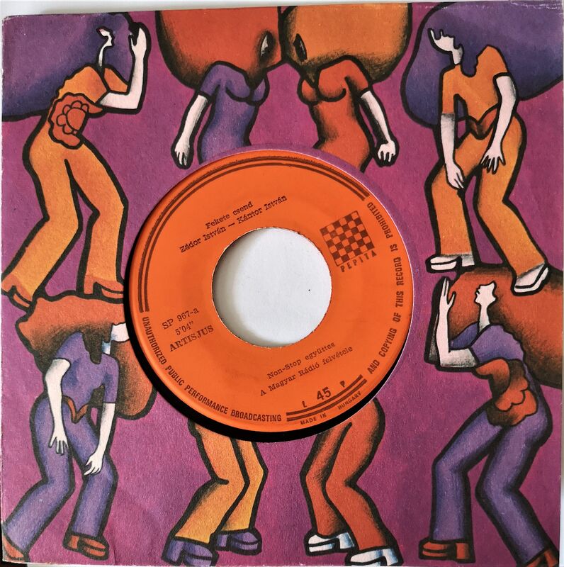 Cover of Fekete Csend / Vad Viharban Elek
