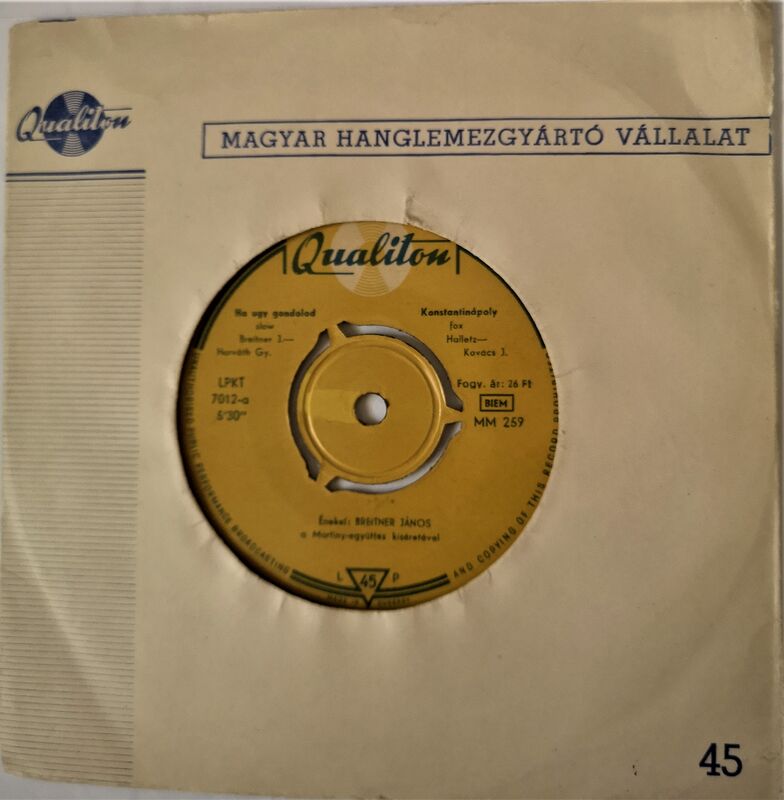 Cover of Ha Ugy Gondolod / Konstantinapoly / Oreg Fiu Dala / I Love You Baby