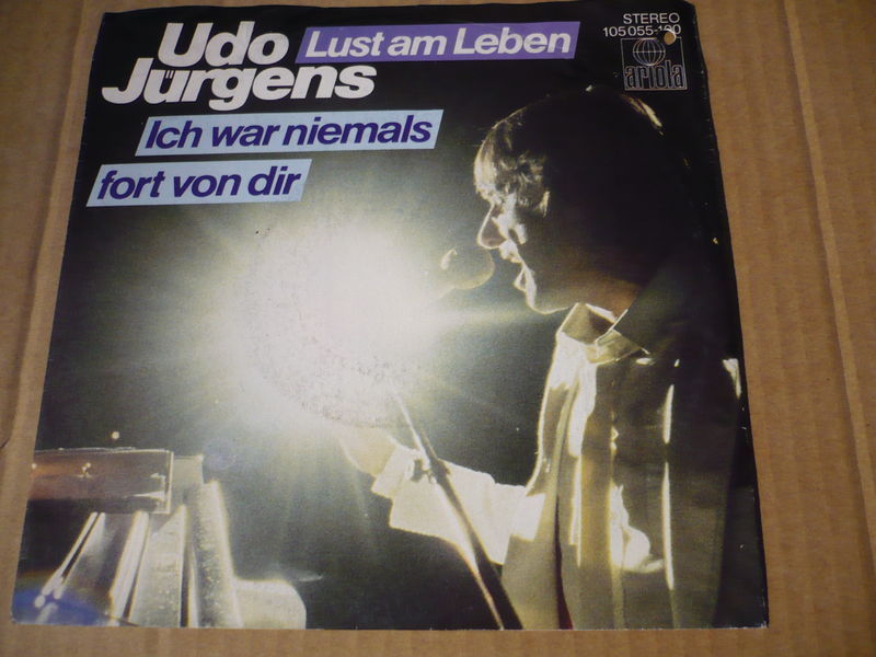 Cover of Lust Am Leben / Ich War Niemals Fort Von Dir
