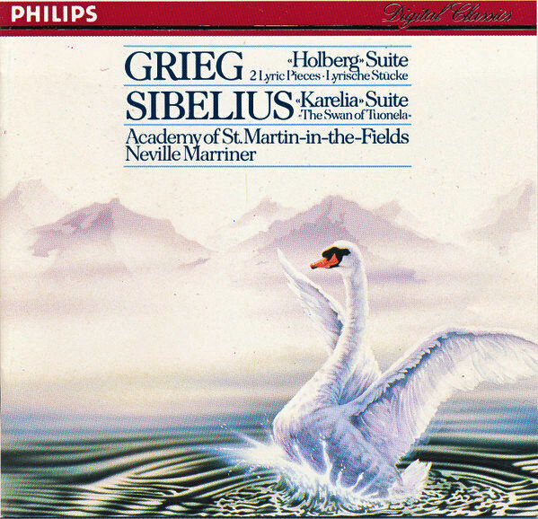 Cover of Grieg: Holberg Suite - The Swan Of Tuonela / Sibelius: Karelia Suite