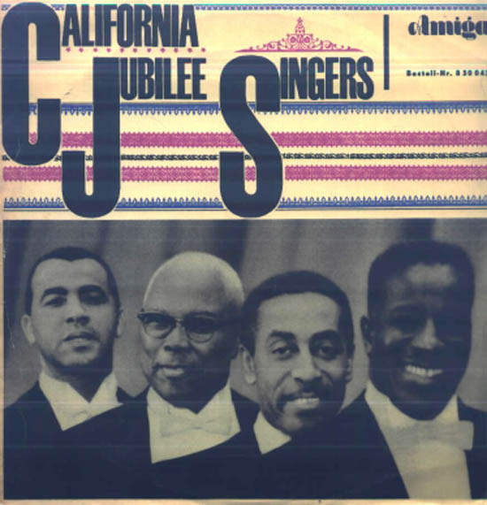 Cover of California Jubilee Singers