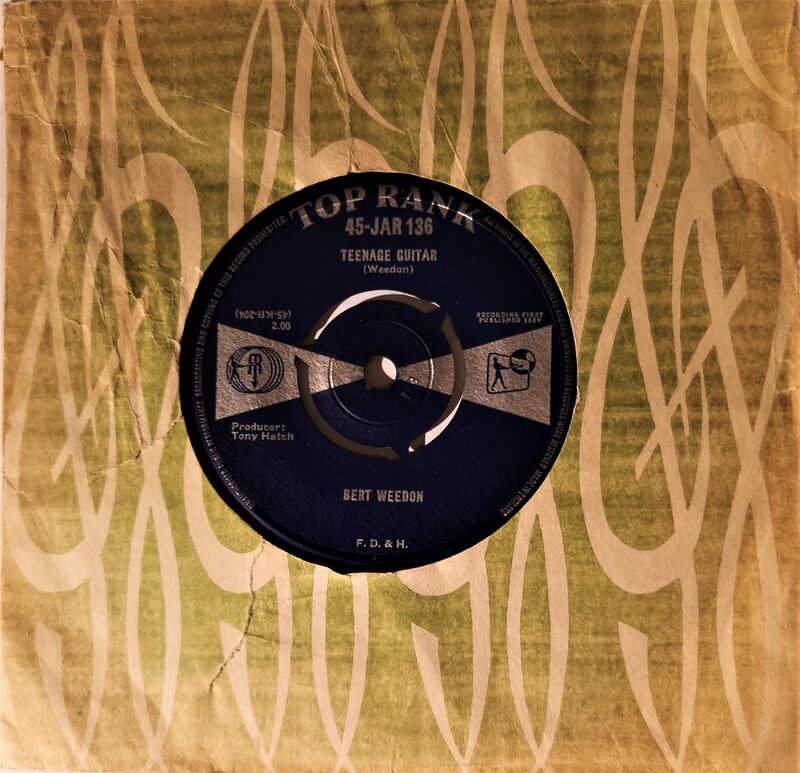 Cover of Teenage Guitar / Blue Guitar