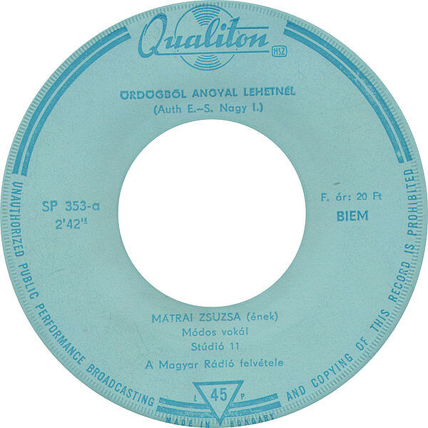 Cover of Ordogbol Angyal Lehetnel / Tobbe Ne Telefonalj