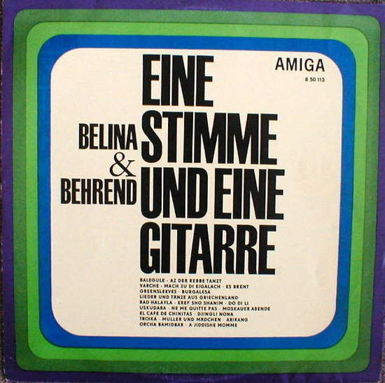 Cover of Eine Stimme Und Eine Gitarre
