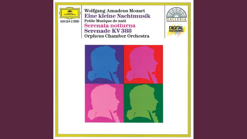 Cover of Mozart - Eine Kleine Nachtmusik / Serenata Notturna / Serenade Kv 388