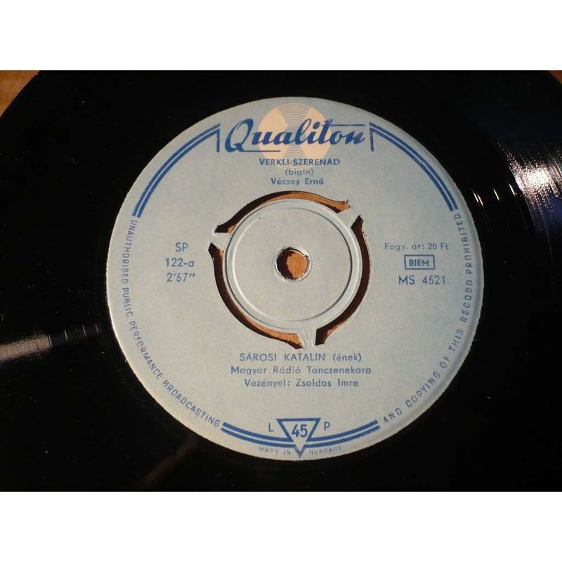 Cover of Verkli-szerenad / Szuntelenul Rad Gondolok