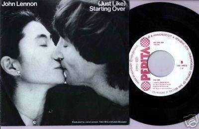 Cover of (just Like) Starting Over / Kiss Kiss Kiss