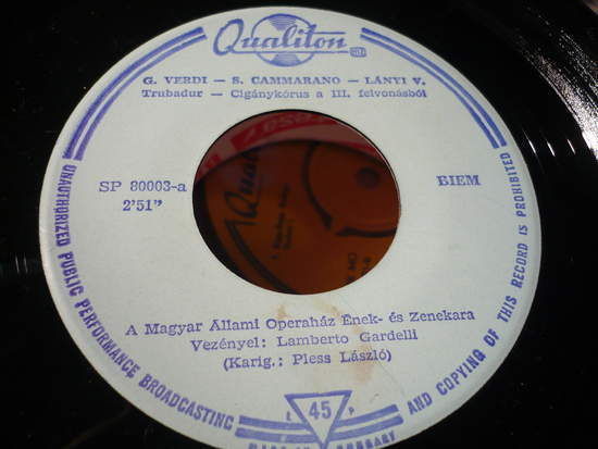 Cover of Verdi: Trubadur / Nabucco