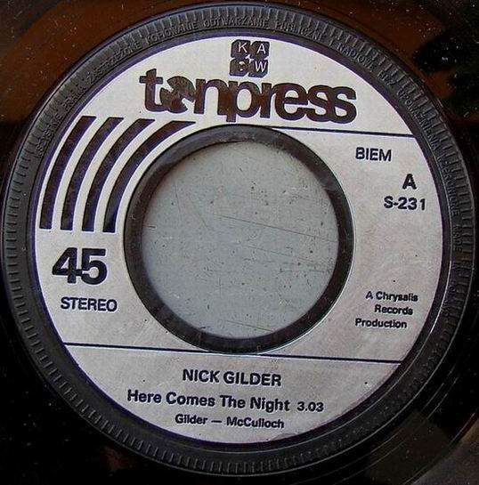 Cover of Here Comes The Night / Hot Child In The City