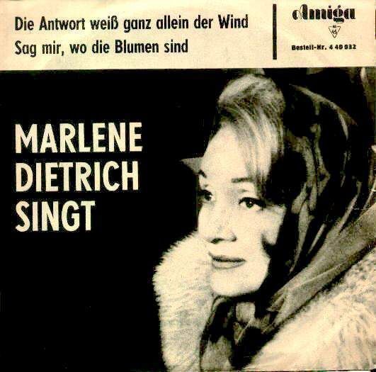 Cover of Die Antwort Weiss Ganz Allein Der Wind / Sag Mir, Wo Die Blumen Sind