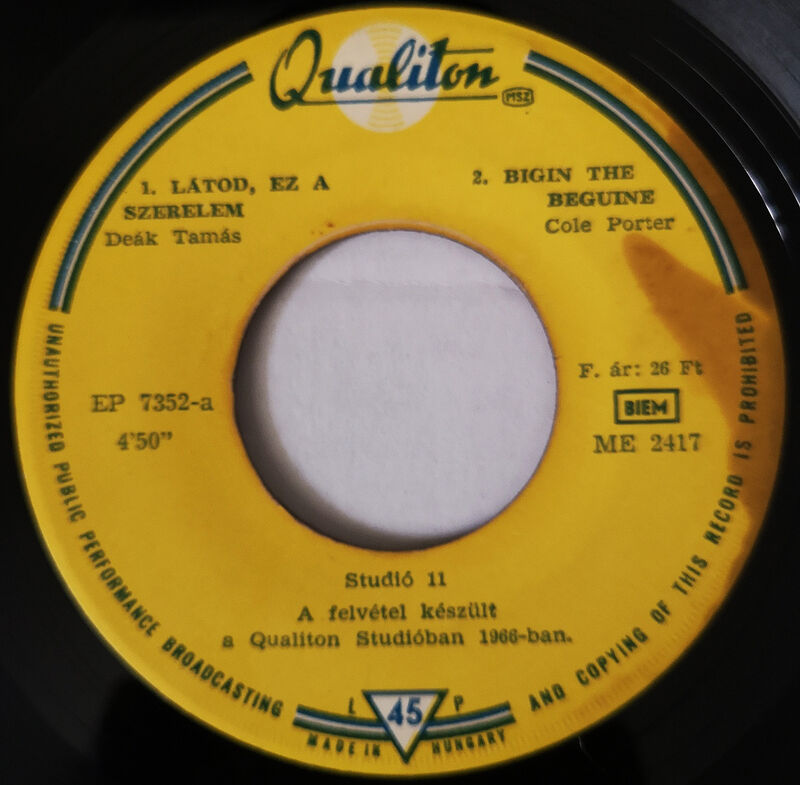 Cover of Begin The Beguine / Money Can't Buy My Love