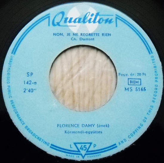 Cover of Non, Je Ne Regrete Rien / Flamenco Rock