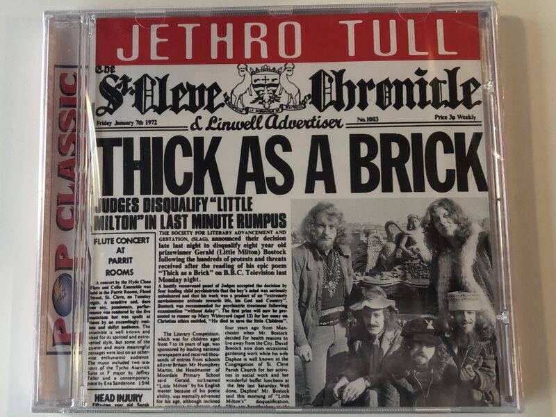 Cover of Thick As A Brick