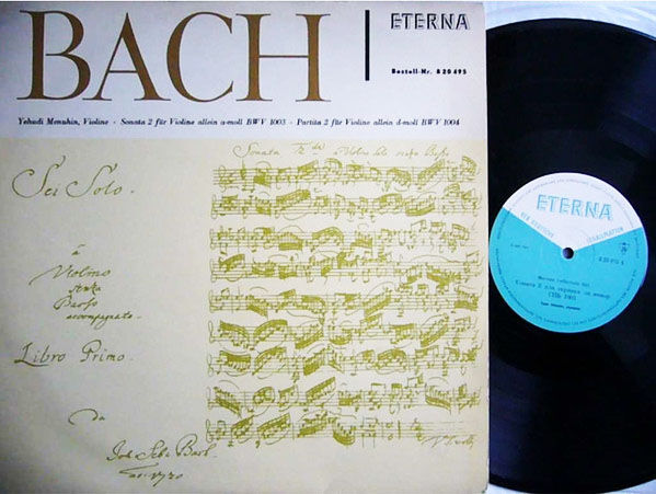 Cover of Sonata 2 Für Violine Allein A-moll Bwv 1003 • Partita 2 Für Violine Allein D-moll Bwv 1004